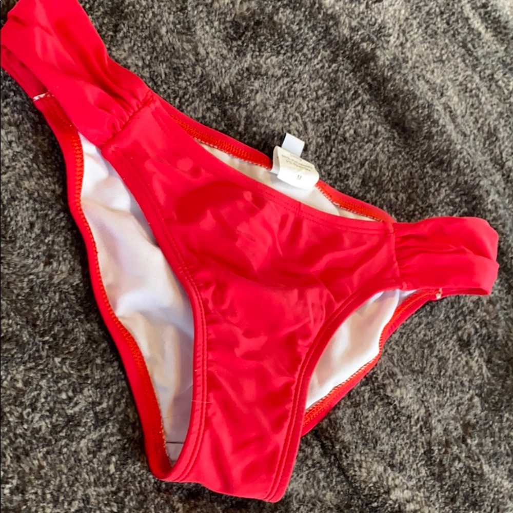 Red bikini bottoms